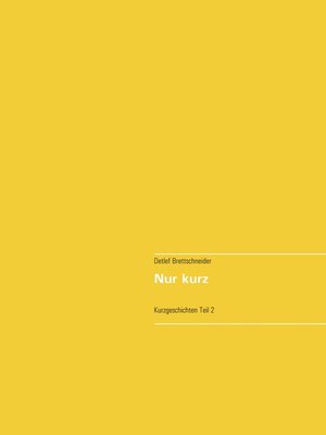 cover image of Nur kurz